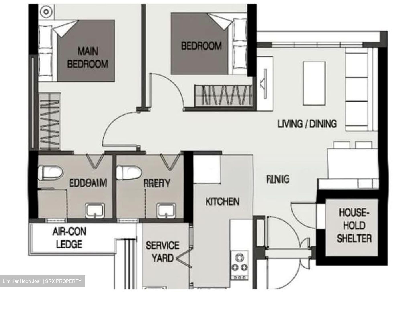 Blk 429B Bedok North Woods (Bedok), HDB 3 Rooms #561629461